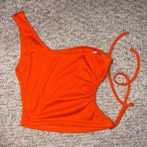SHEIN Orange Crop Top